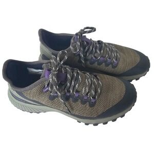 MERRELL Womens Trail Shoes 6 Hiking Running‎ Sneakers Outdoors Brown Rugged Lace